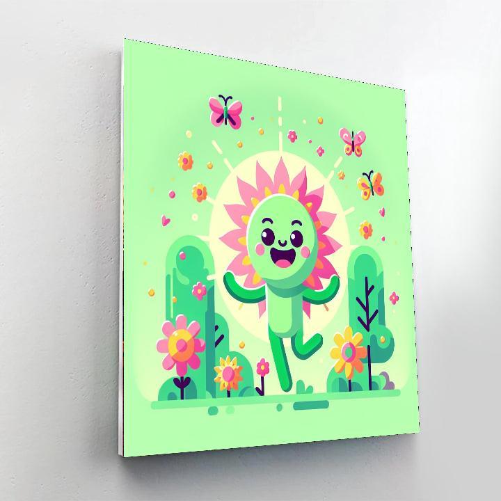 Whimsical Forest Sprite DIY Paint By Numbers