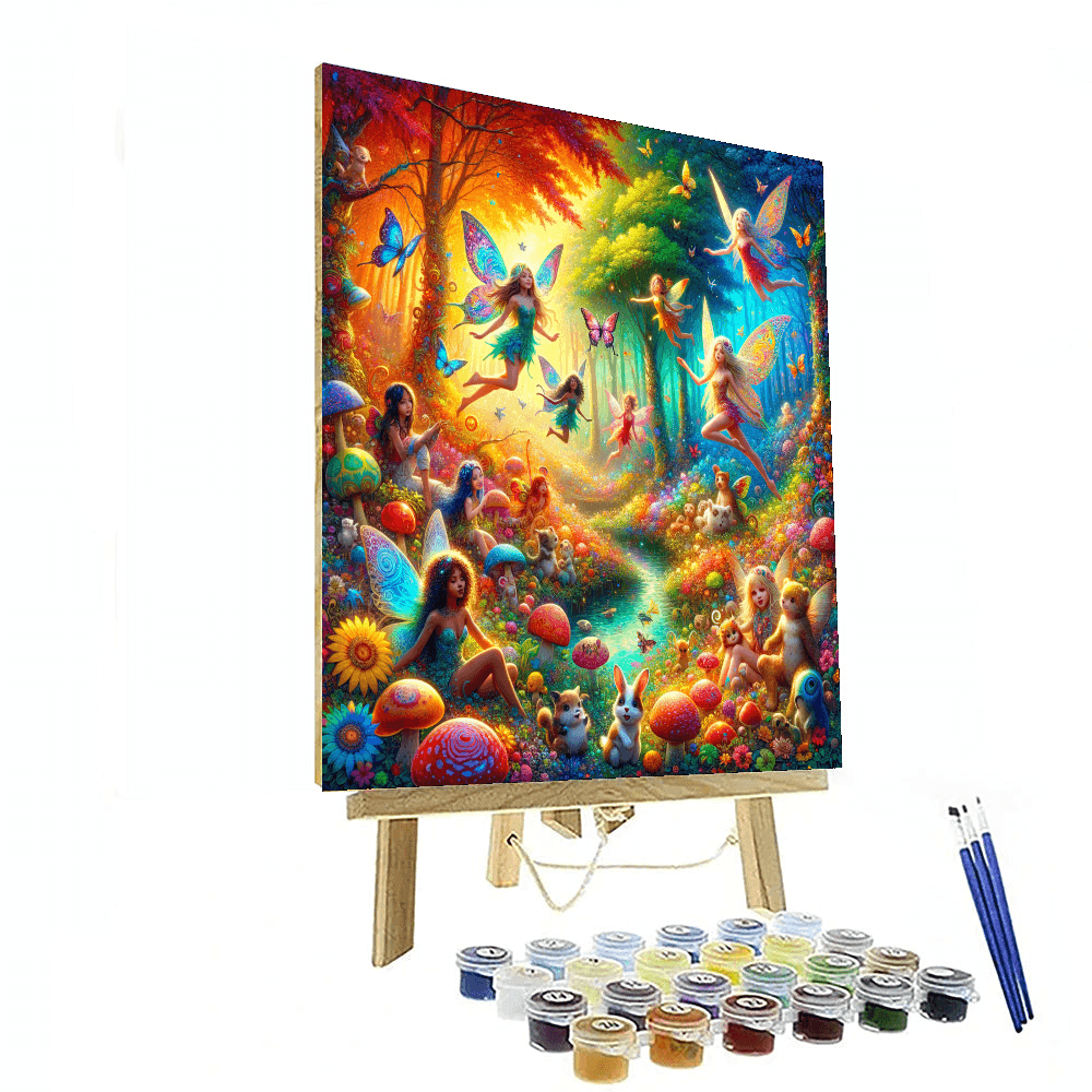 Charming Fairy Tale Woods DIY Paint By Numbers
