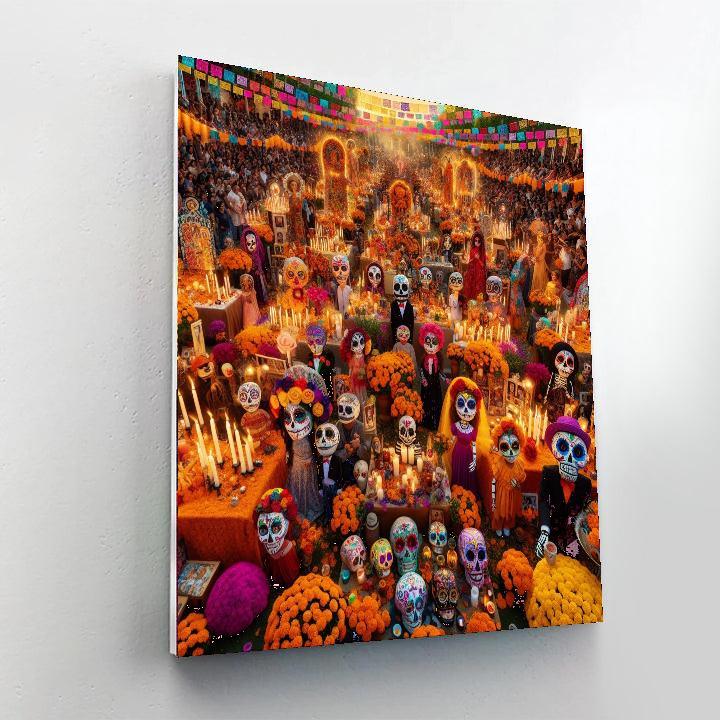 The Dia De Los Muertos - Mexico Paint By Numbers Kits