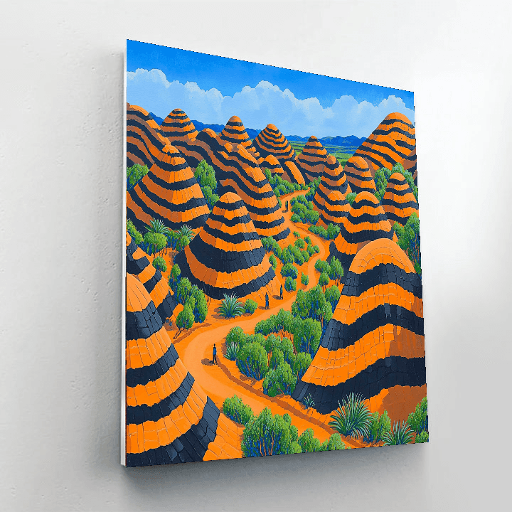 Purnululu National Park DIY Paint By Numbers