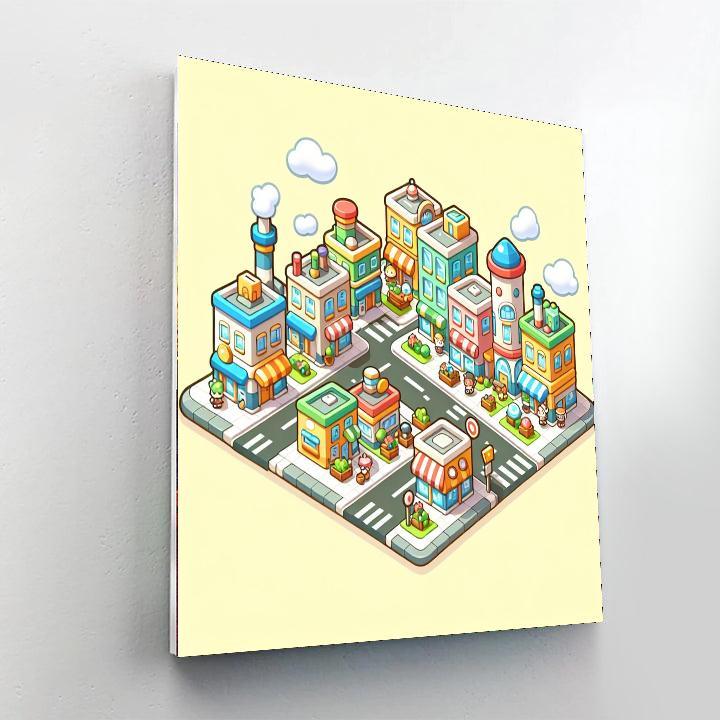 Tiny Town Adventures DIY Paint By Numbers