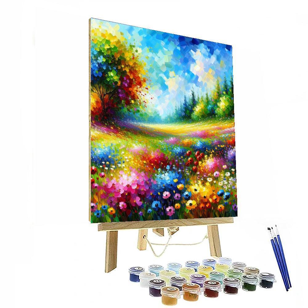 Springtime Meadow Symphony Numbered Painting Kits
