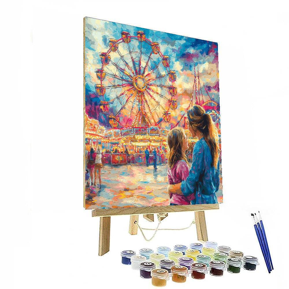 Magic Moments At The Fair Numbered Painting Kits