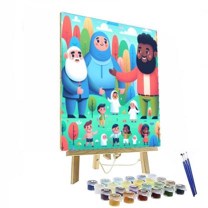 Adventures With Friendly Giants Numbered Painting Kits
