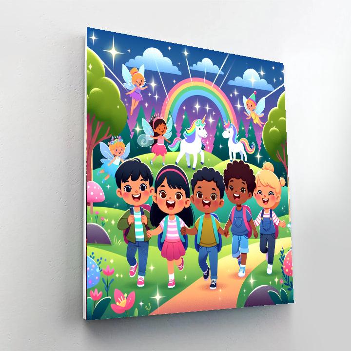 Mystical Adventure In Fairyland Paint By Numbers Kits