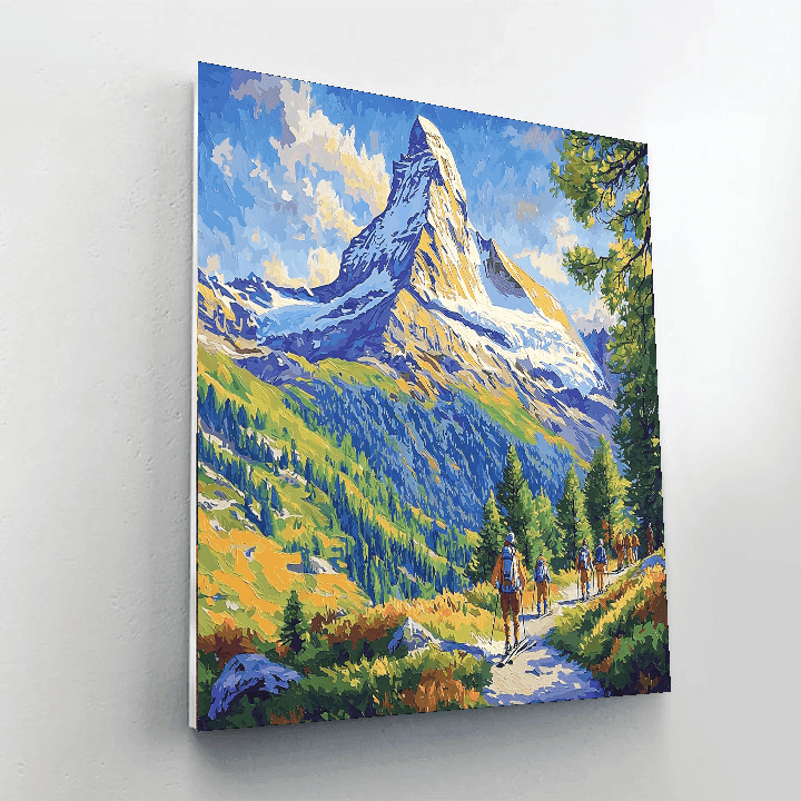 The Matterhorn DIY Paint By Numbers