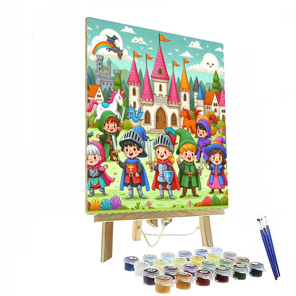 Fantasy Kingdom Guardians Number Painting