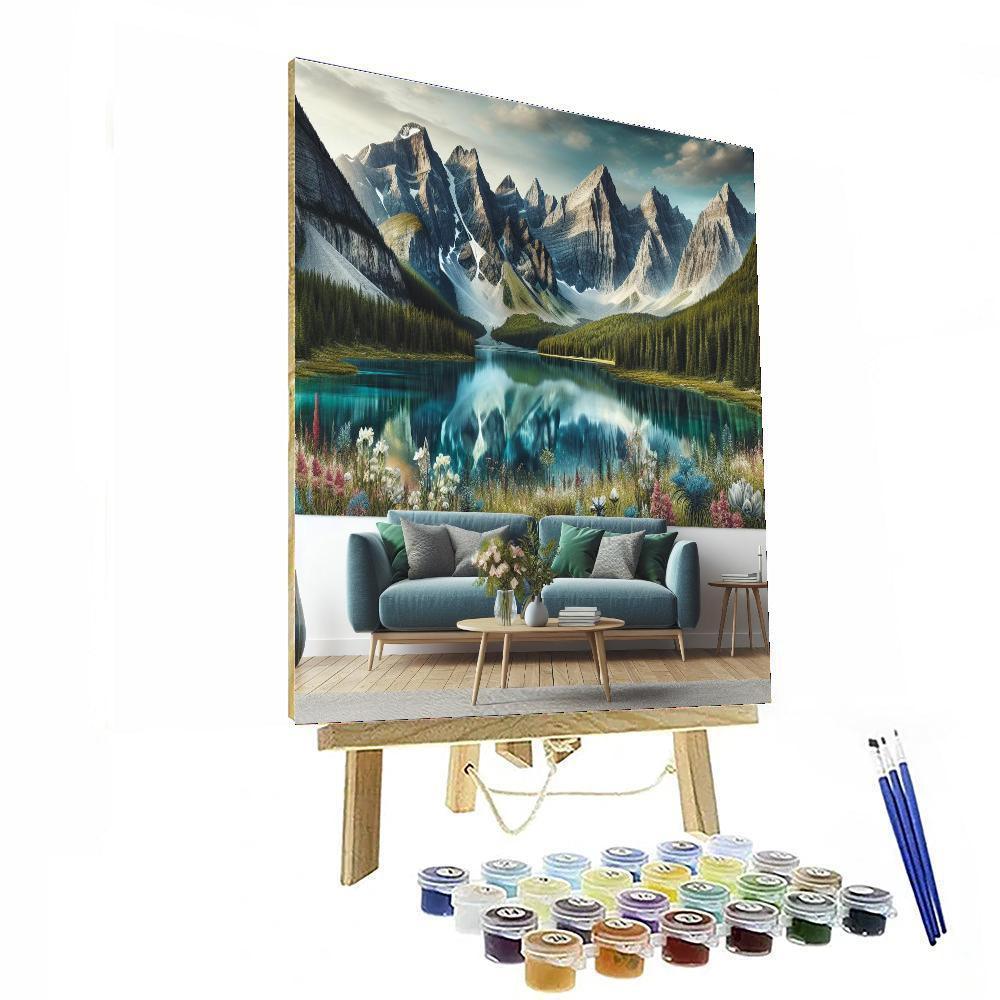 Dreamy Mountain Retreat Paint By Numbers Kits