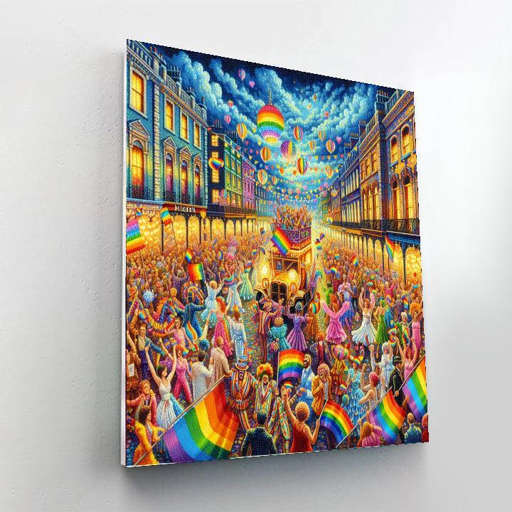 Brighton Pride - England Number Painting