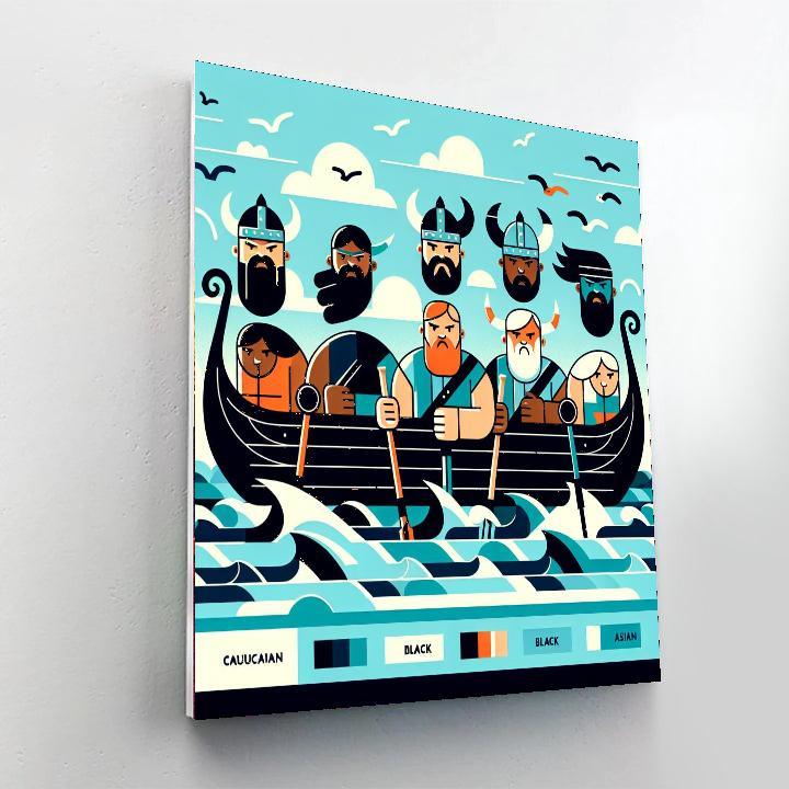 Viking Adventure Quest Numbered Painting Kits