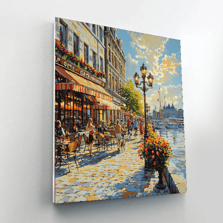 Montreal's Old Port Painting Number Kit