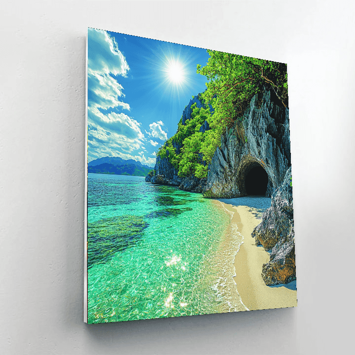 Hidden Beach Numbered Painting Kits