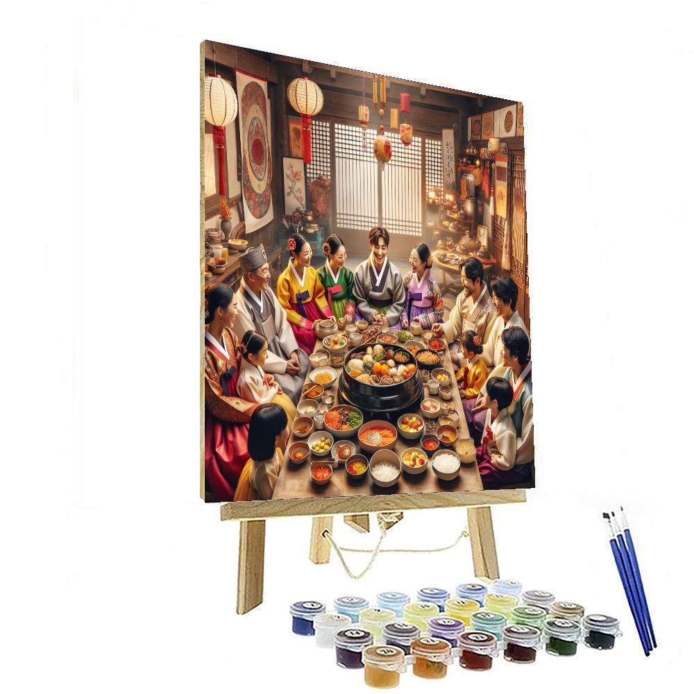 Seollal - South Korea Numbered Painting Kits