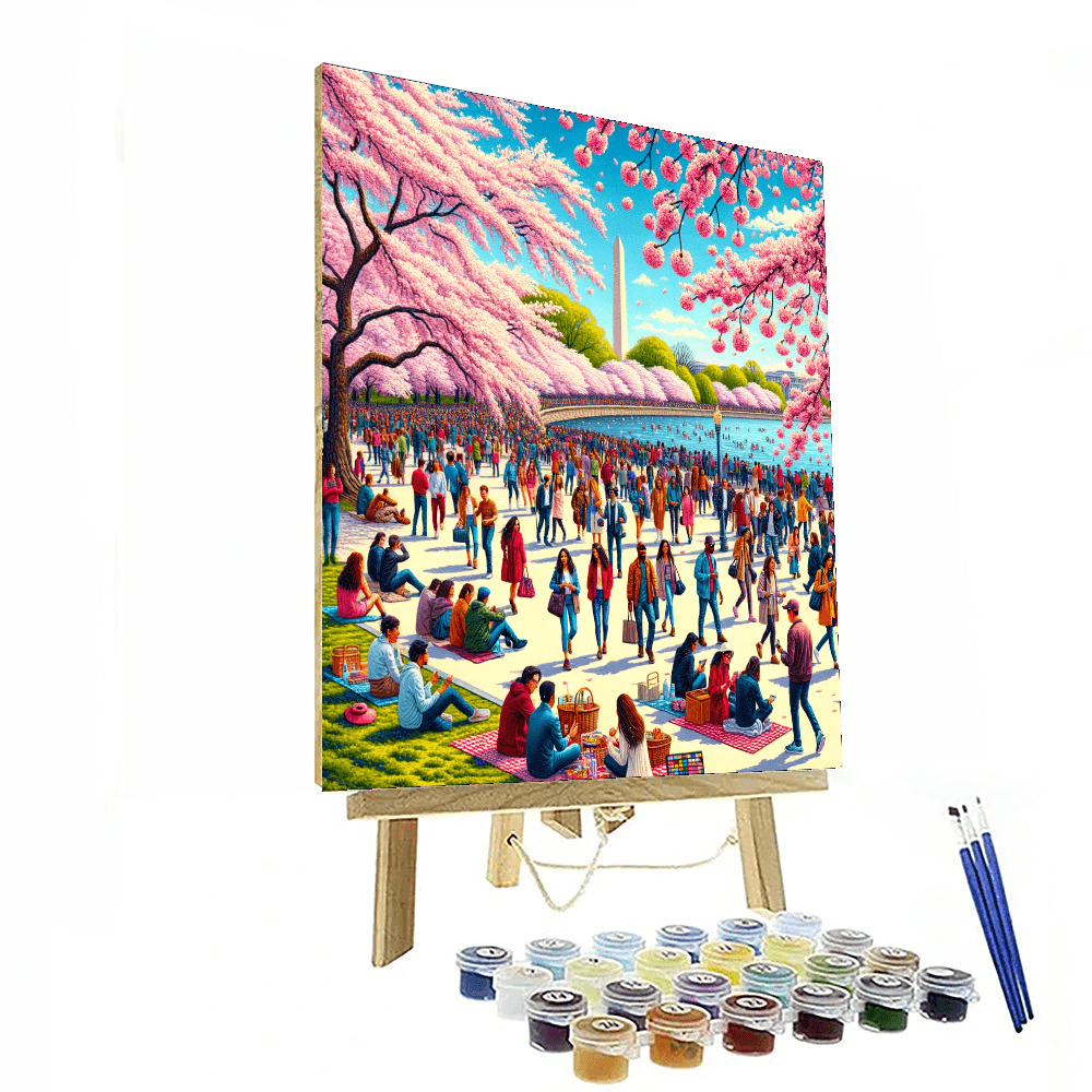 The National Cherry Blossom Festival Paint By Numbers