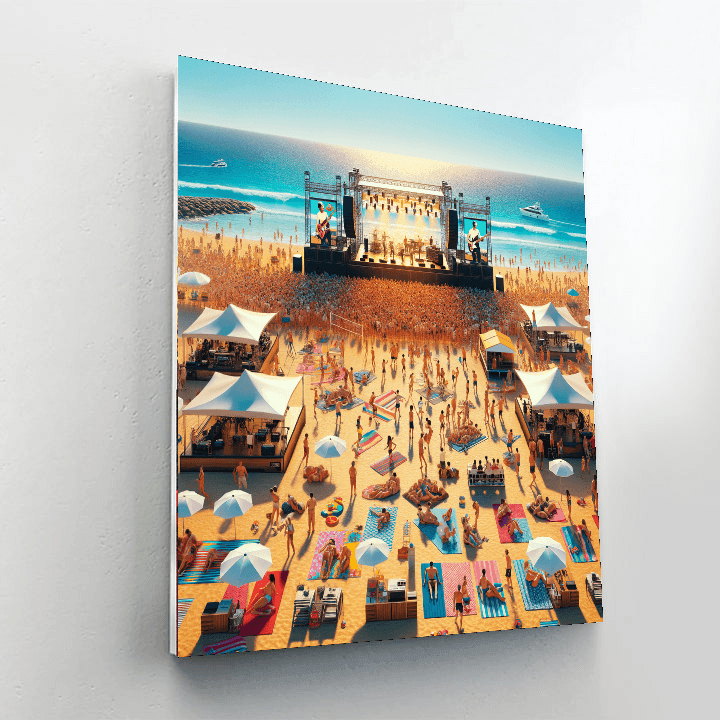 Festival Internacional De Benicassim - Spain Numbered Painting Kits