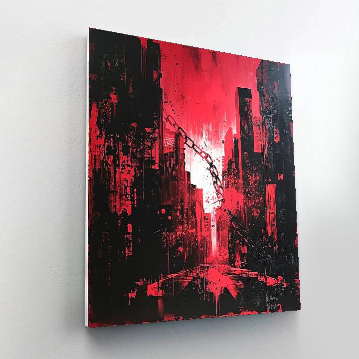 Banksy Inspired Whispers Of Rebellion  DIY Paint By Numbers