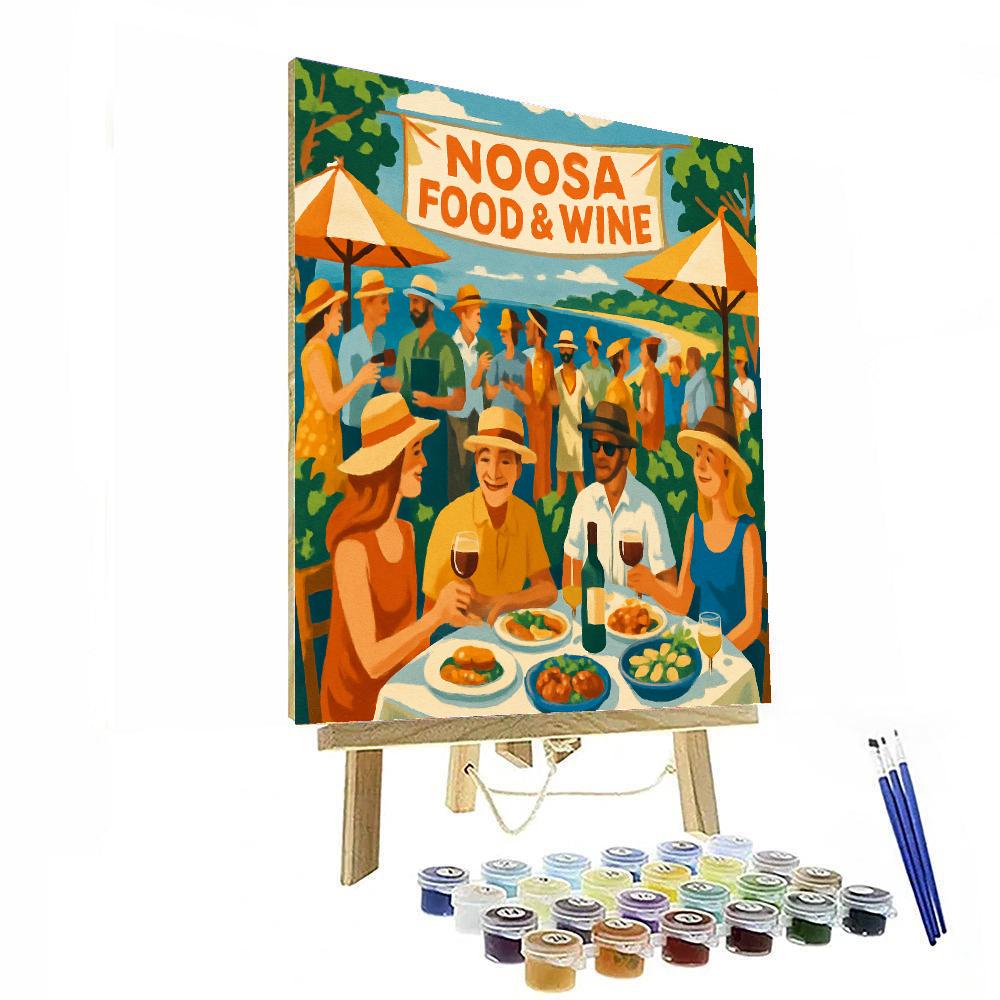 Noosa Food And Wine Festival Painting By Numbers Kit
