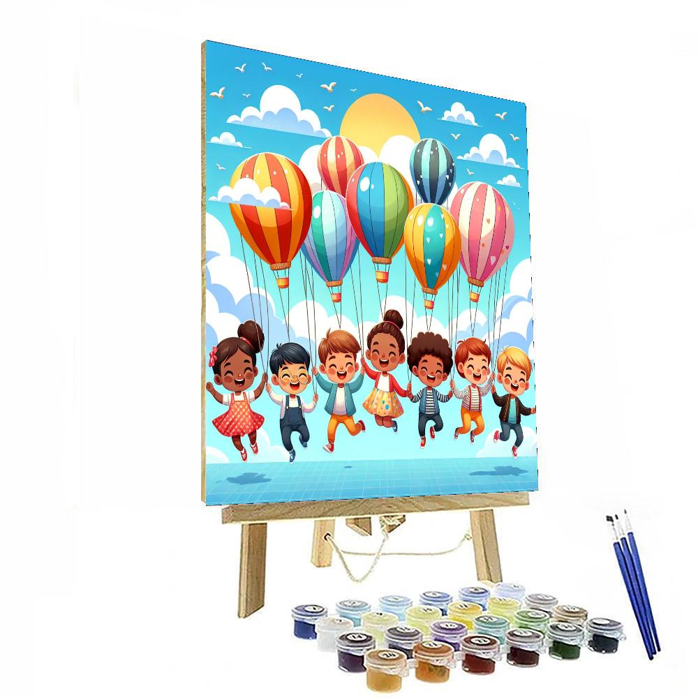 Explorers In The Sky Painting Number Kit