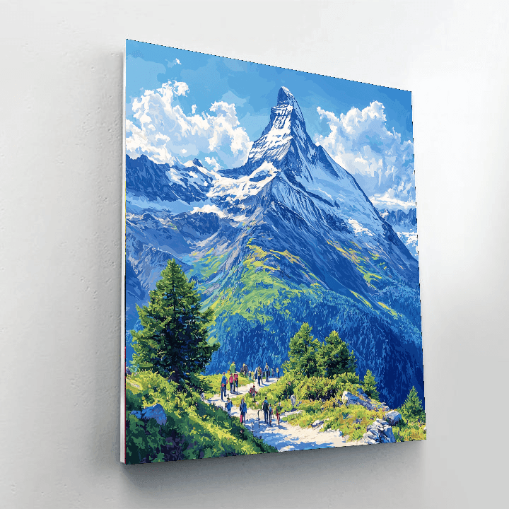 The Matterhorn Mountain Numbered Painting Kits