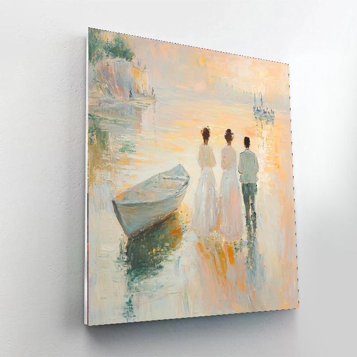 Edgar Degas Inspired Murmurs Of Time  Paint By Numbers Art