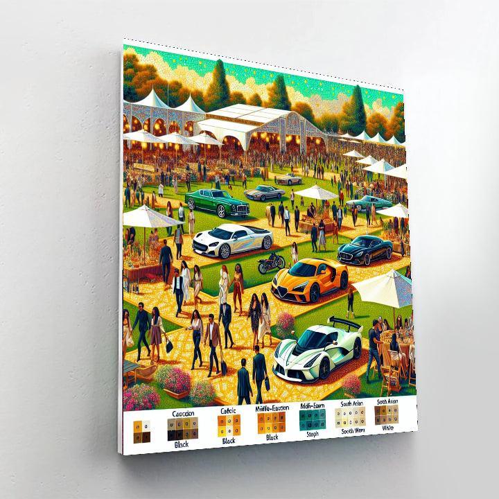 Festivals Of Speed - Usa Paint By Number