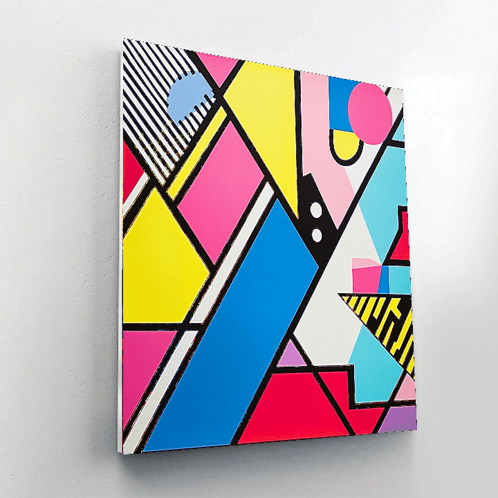 Roy Lichtenstein Inspired Retro Dreamscapes  Paint By Numbers Art