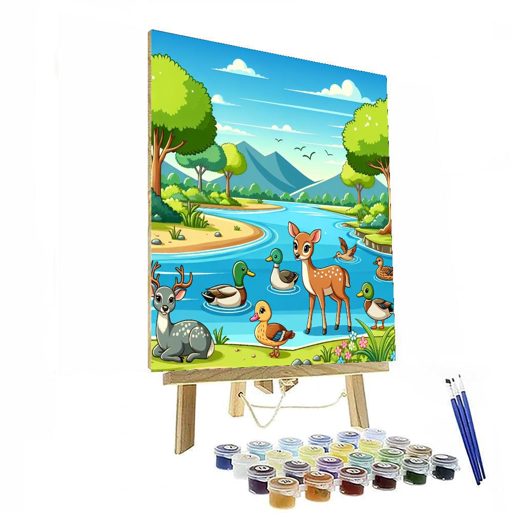 Radiant River Retreat Numbered Painting Kits