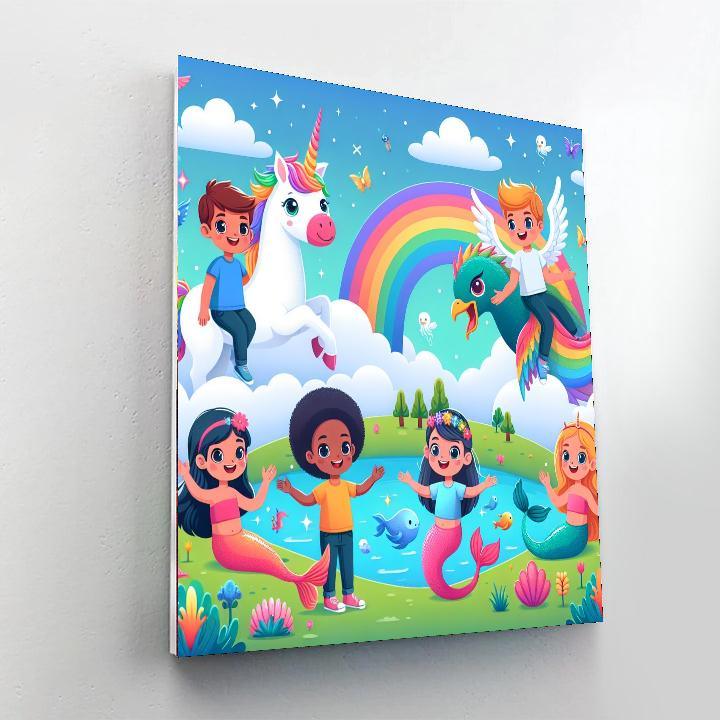 Mythical Creatures Discovery Paint By Color