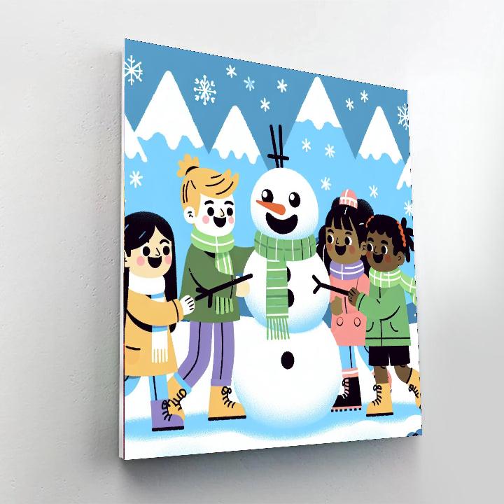 Adventurous Abominable Snowman Paint By Color