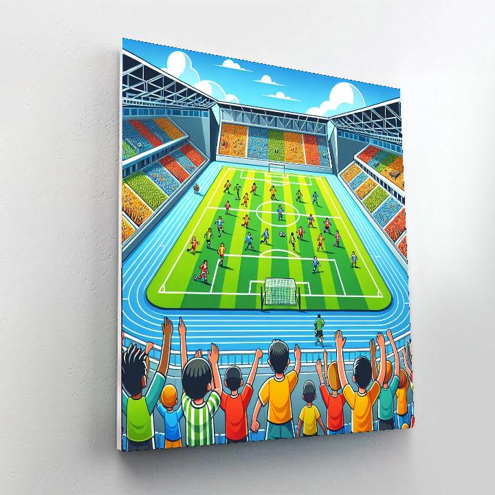Sports Stadium Paint By Number