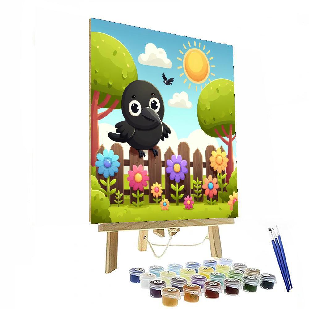 Curious Crow Numbered Painting Kits