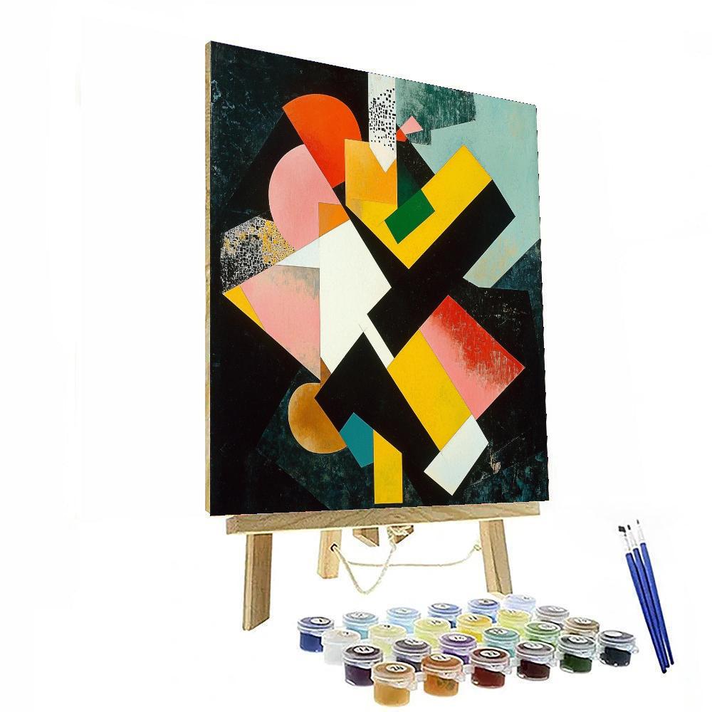 Kazimir Malevich Inspired Echoes Of Shape  Paint By Color