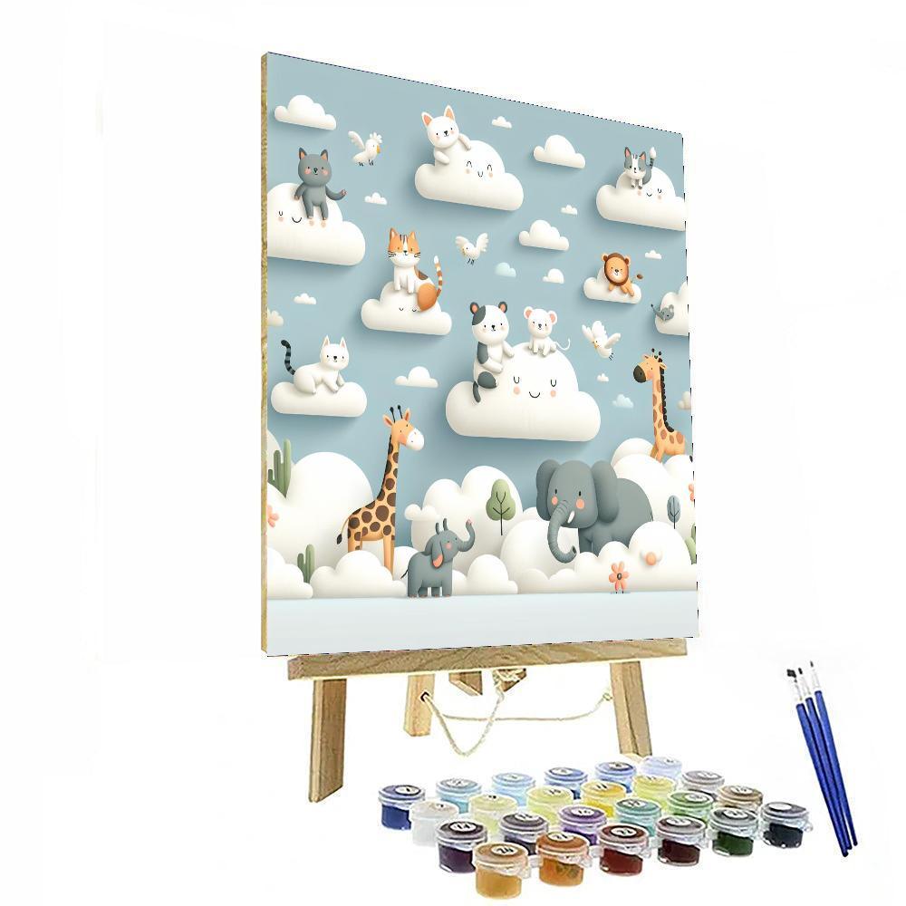 Creative Cloudscape DIY Paint By Numbers