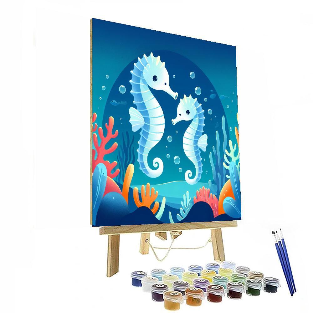 Seahorse Symphony Paint By Numbers