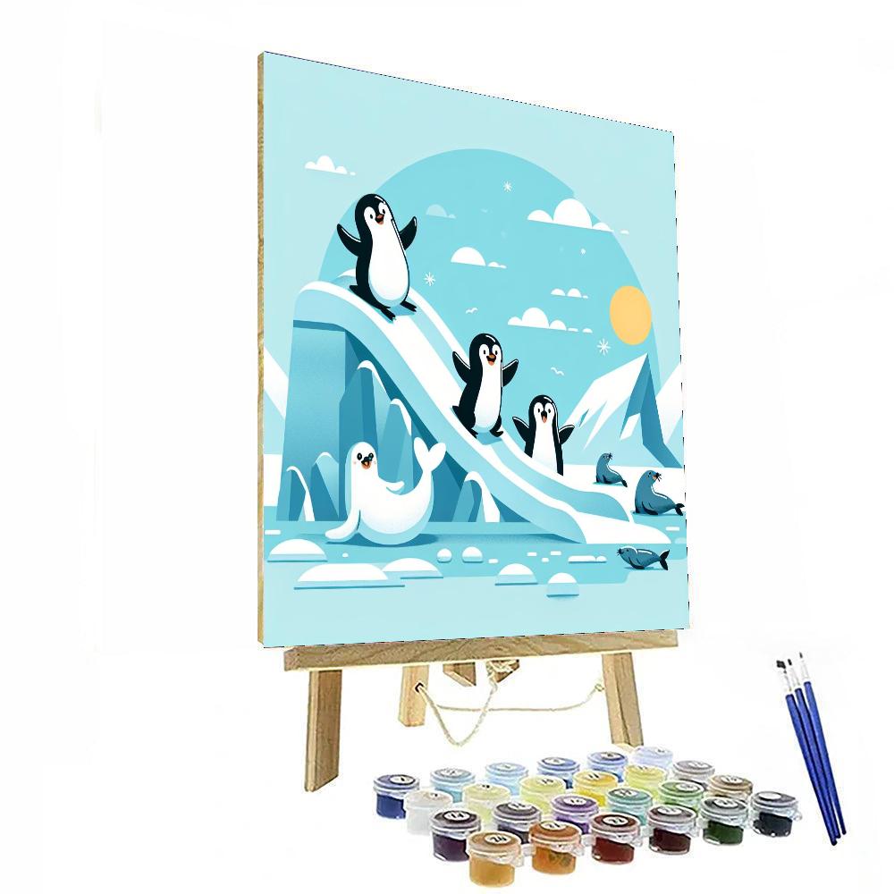Polar Playground Painting Number Kit