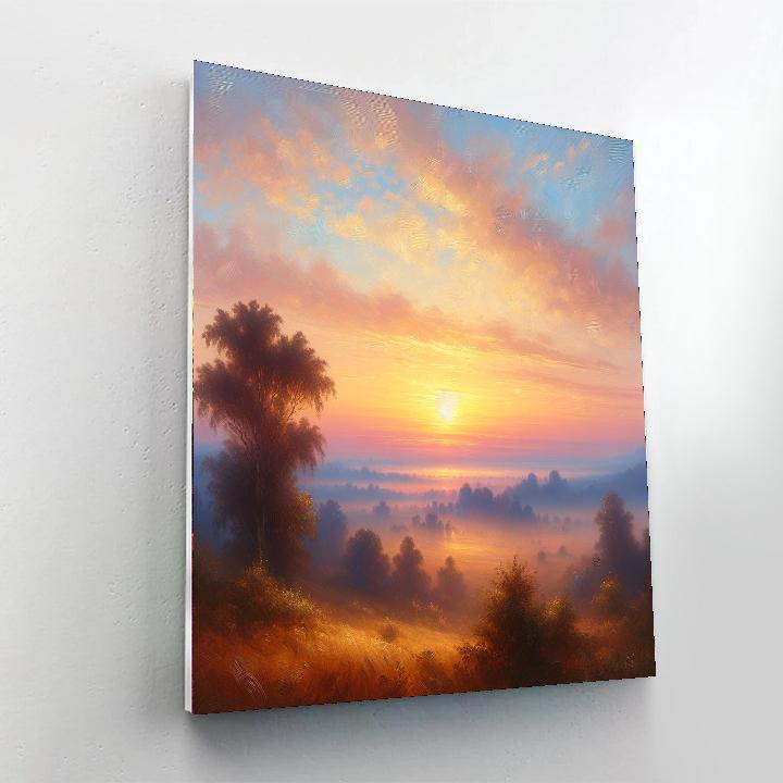 Ethereal Sunrise Paint By Color