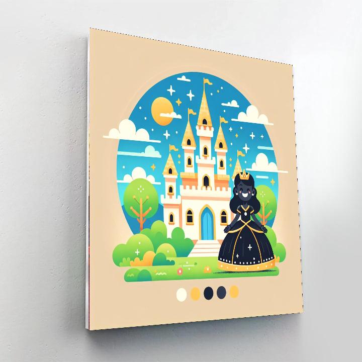 Princess Dream Palace Paint By Numbers Art