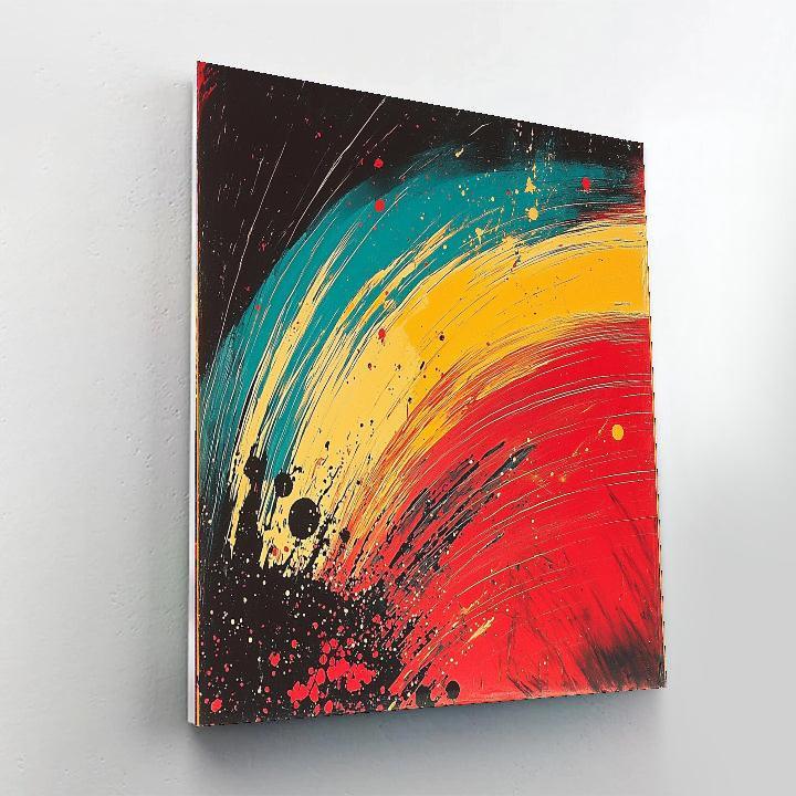 Max Ernst Inspired Embers Of Creation  Painting By Numbers Kit