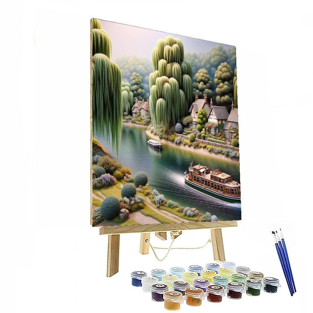 Charming Riverboat Cruise Paint By Numbers Kits