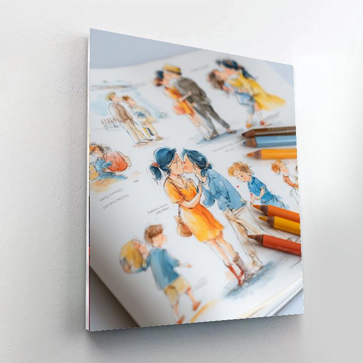 Milestones Of Motherhood Paint By Color