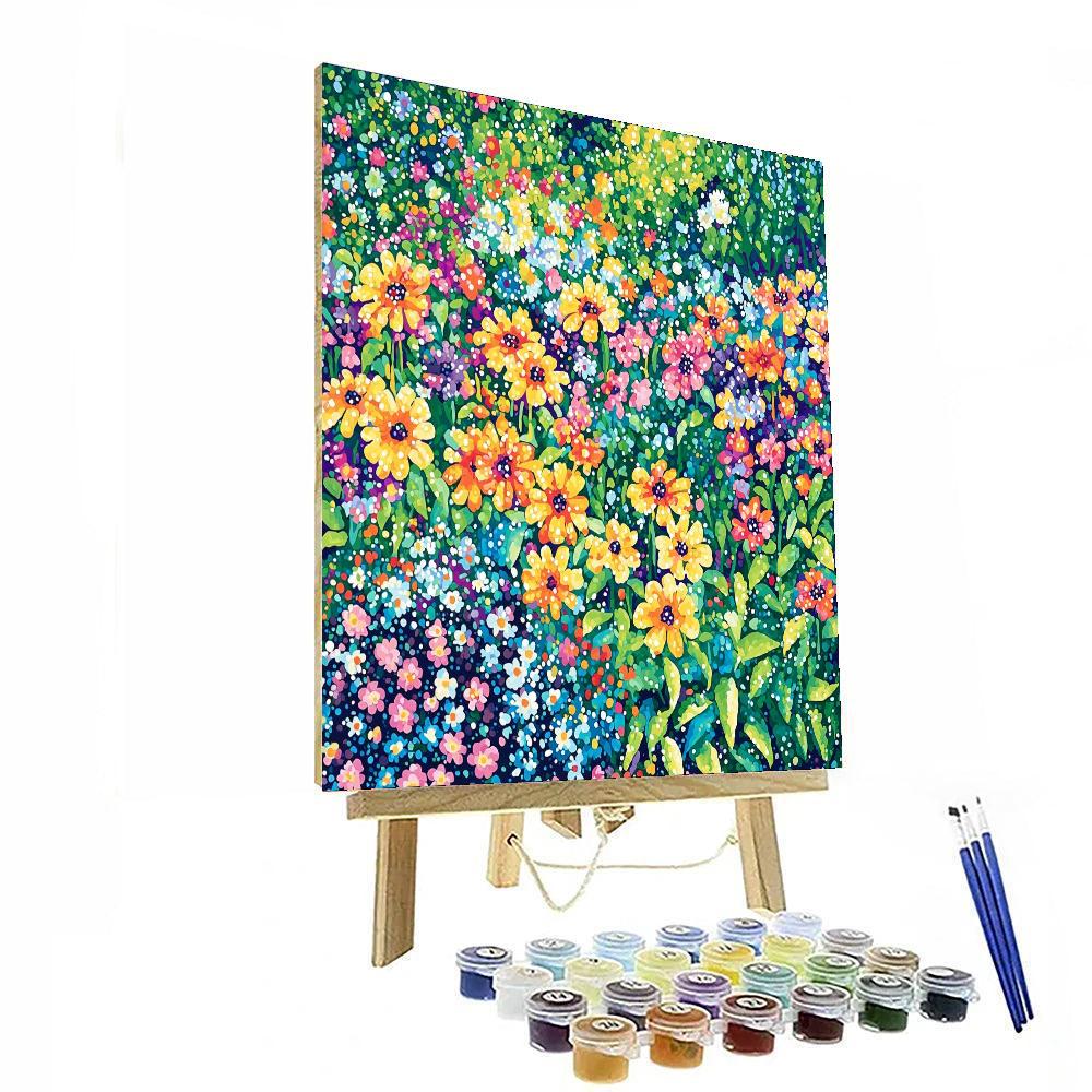 Georges Seurat Inspired The Garden Symphony  Numbered Painting Kits