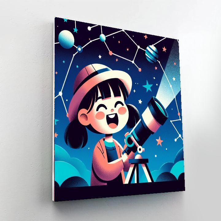 Astronomy Detective Mission Paint By Numbers Kits