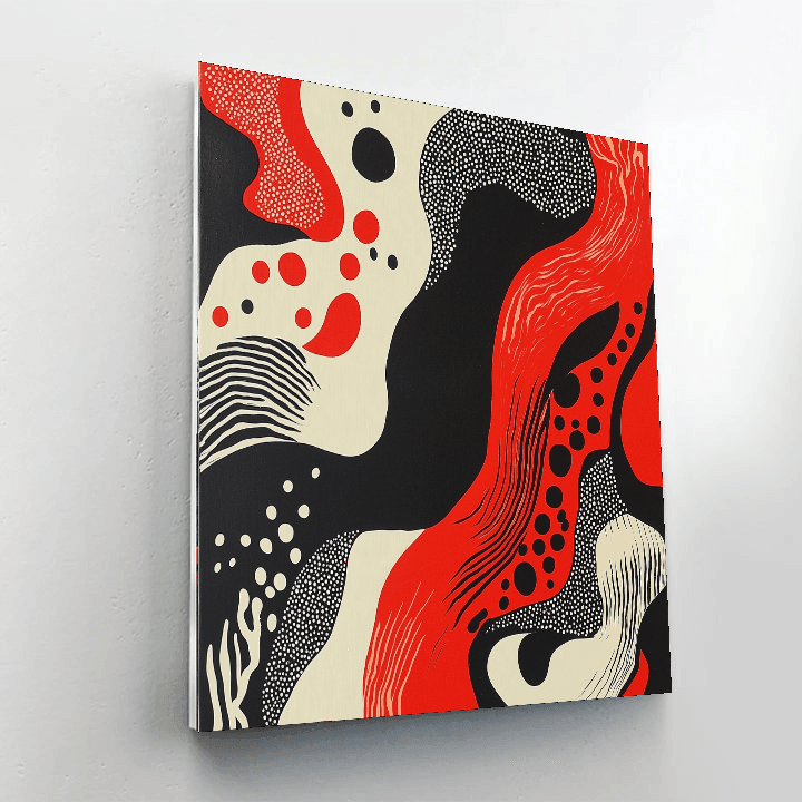 Yayoi Kusama Inspired Patterns Of The Universe  Paint By Numbers