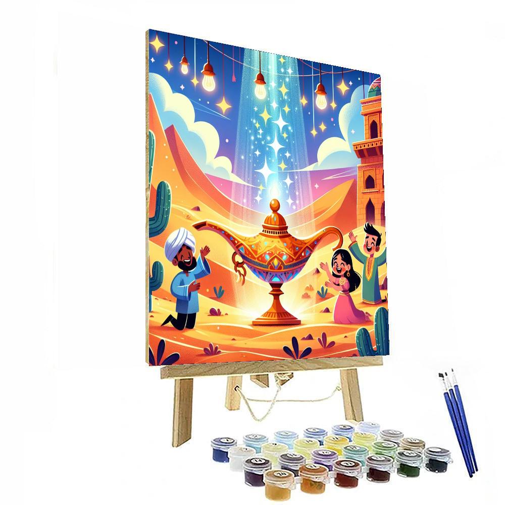 Magic Lamp Desert Tale DIY Paint By Numbers