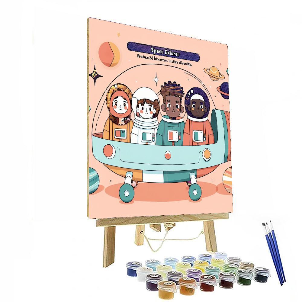 Galaxy Guardians Space Mission Paint By Numbers Kits