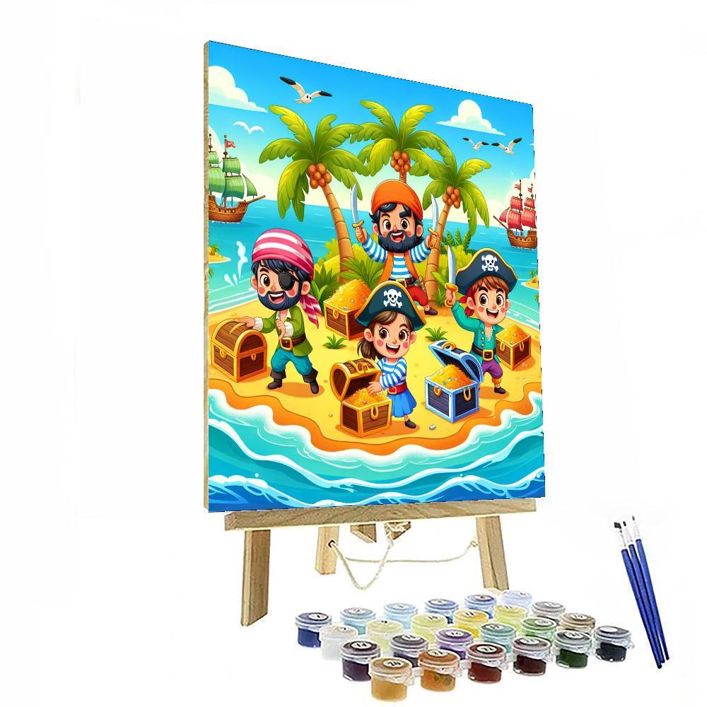 Adventure On A Treasure Island Paint By Number