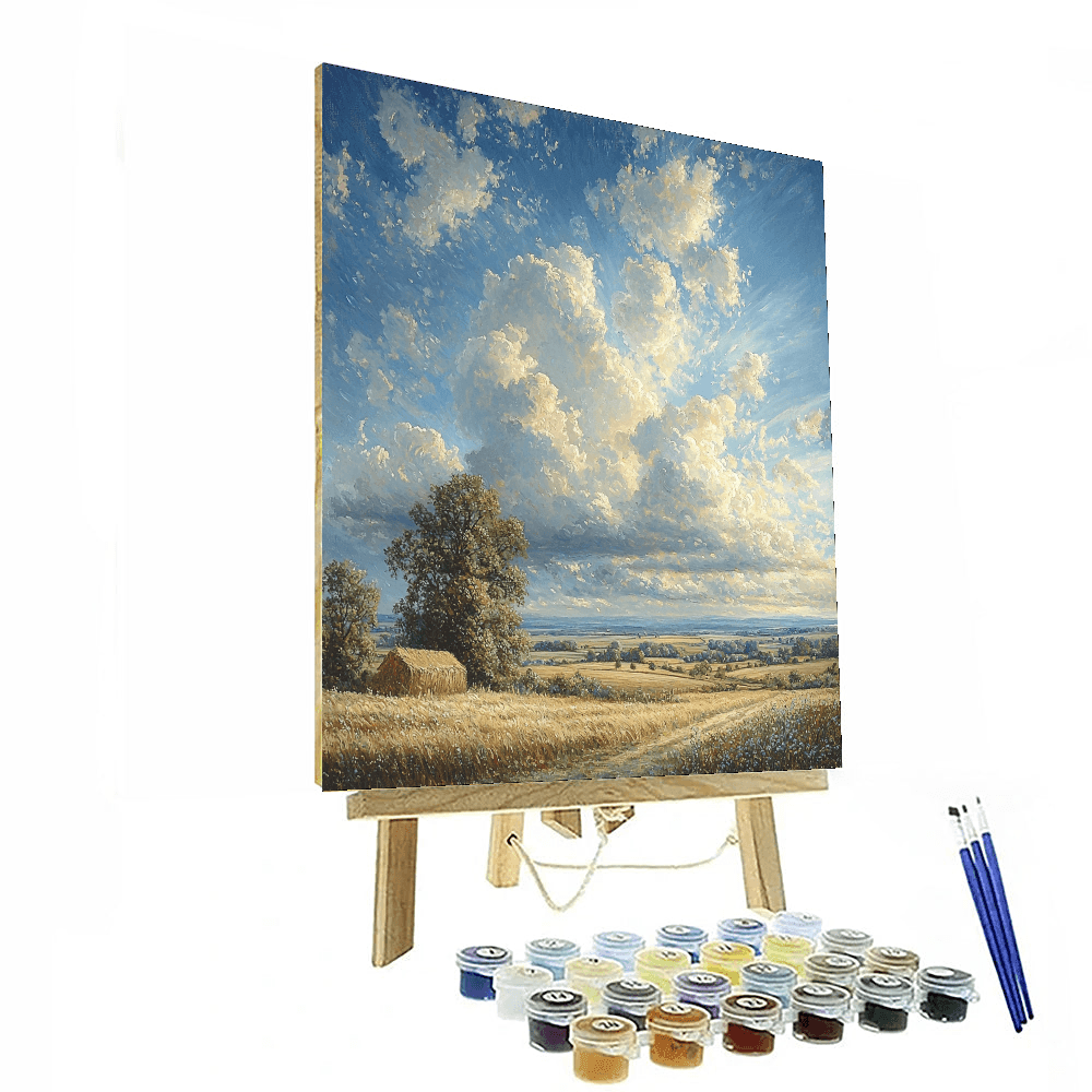 John Constable Inspired Serenity Of Clouds  Paint By Numbers Art