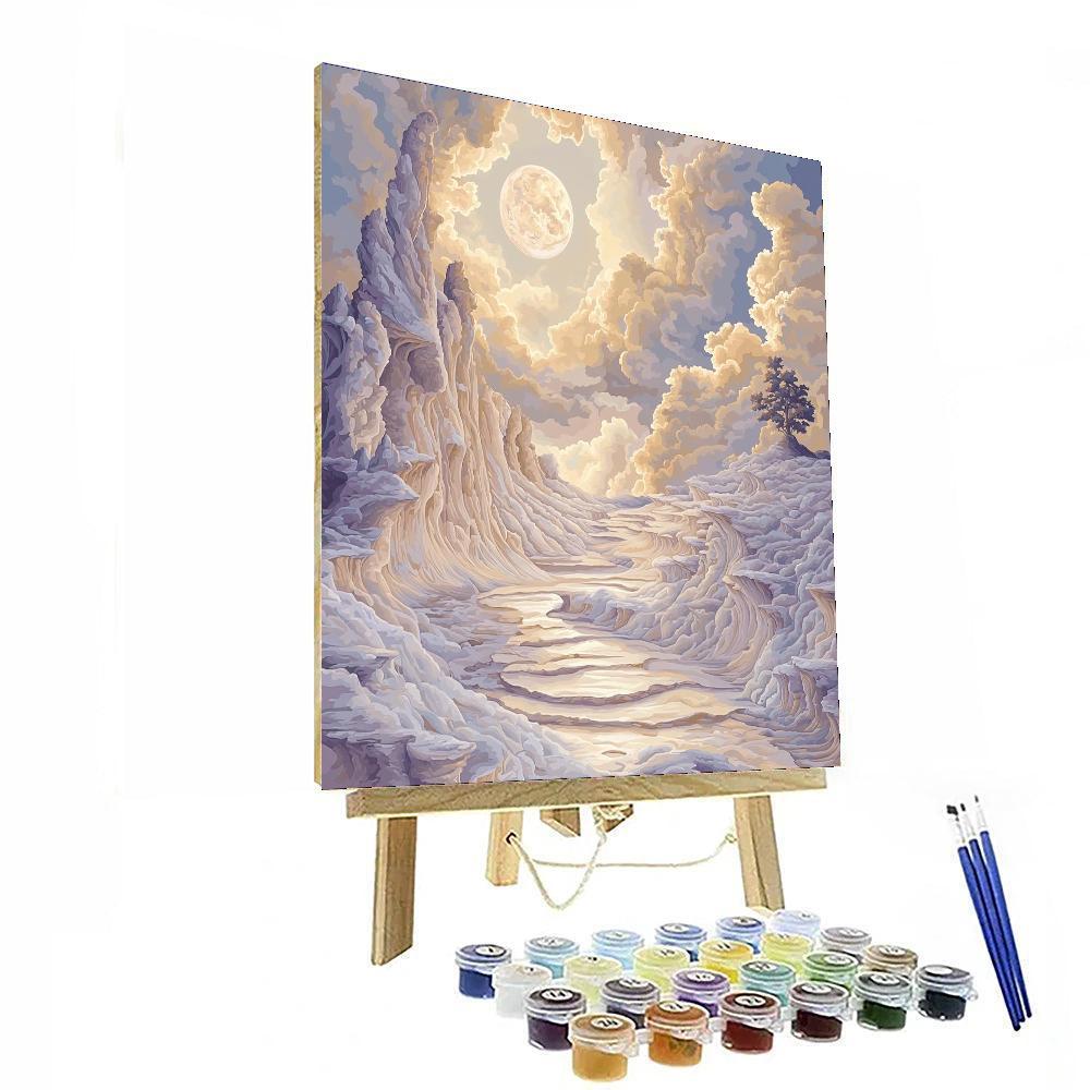 Michelangelo Inspired Ethereal Realm  Paint By Numbers