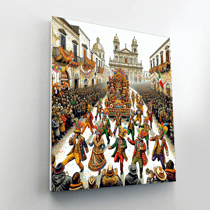 The Otranto Carnival Paint By Color