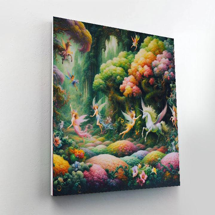 Garden Fairyland Delights Paint By Number